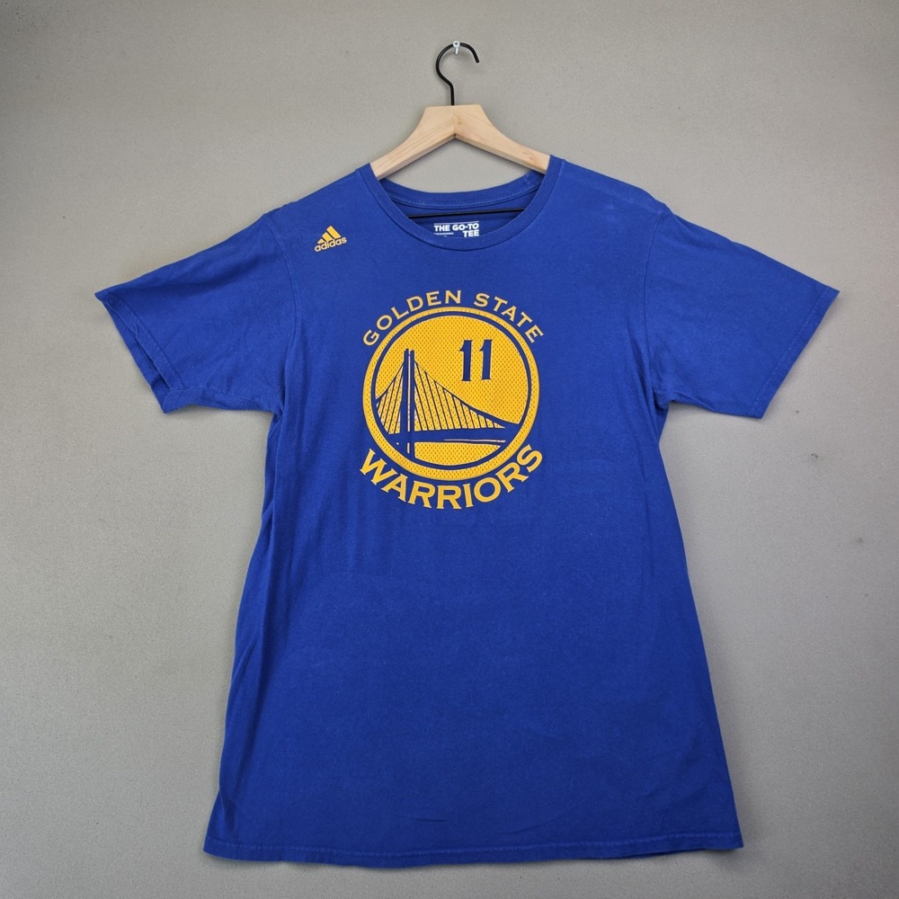 Adidas Golden State Warriors Klay Thompson 11 T Shirt Mens Medium Blue NBA Tee